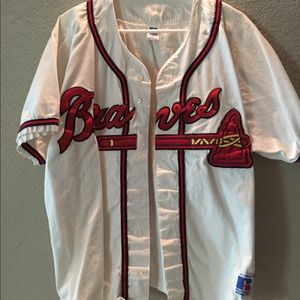Atlanta braves jersey style button down.